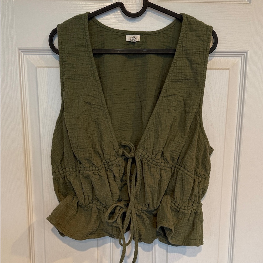 Aerie Tie Front Tank